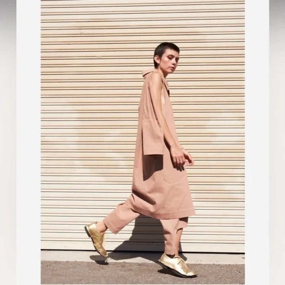 Nancy Stella Soto Cold Shoulder Shirt Dress